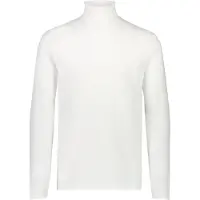 Lindbergh Roll Neck Tee L/S - White - XXL
