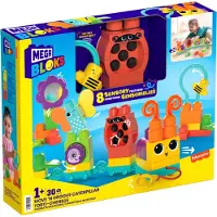 Mega Bloks Bloks Move 'N Groove Caterpillar - Multi/patterned - ONE SIZE