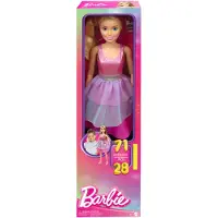 Barbie Nukke Vaaleanpunainen Mekko 71 cm