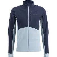 Swix Men's Pace Hybrid Full Zip Midlayer Dark Navy/Fog S
