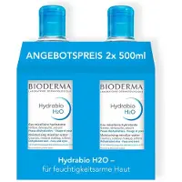 Bioderma Hydrabio H2O - Micellar water, kosteuttava kuivalle iholle - kaksoispakkaus Meikinpoistoaine 1000 ml