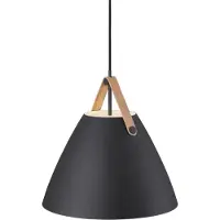 Nordlux by Nordlux Led riippuvalaisin Strap 36, himmennettävä, Musta, Olohuone/ruokailutila, Metalli, Moderni