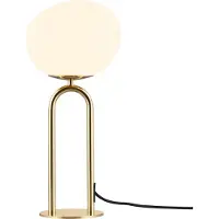 DFTP by Nordlux Design-pöytävalaisin Shapes, Messinki/kulta, Olohuone/ruokailutila, Lasi, Design