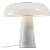 DFTP by Nordlux Design-pöytävalaisin Glossy, Valkoinen/opaali, Olohuone/ruokailutila, Kivi, Design