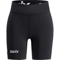 Swix Women's Pace High Waist Half Tights Black XS