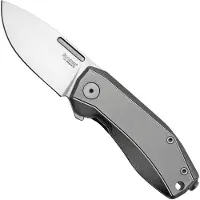 Lionsteel Nano NA01-GY Frame Lock, Magnacut, Grey Titanium, pocket knife