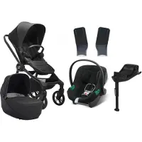 Babyjogger City Sights Yhdistelmävaunut + Sadesuoja, Rich Black