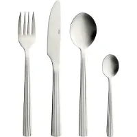 Aida Raw Cutlery - 48 Pcs. Set Giftbox - Silver - ONE SIZE x 36