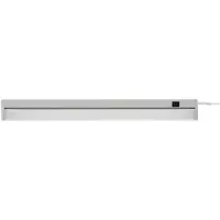 Telefunken LED-kaappivalaisin Hestia, 4 000K, 1 000lm, titaani Hestia, Alumiini/harmaa/sinkki, Keittiö, Synteettinen materiaali, Moderni