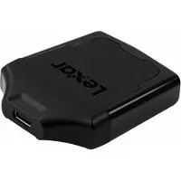 Lexar Cardreader Sd & Microsd (Lrw470U) Uhs-Ii Dual-Slot Reader (Usb-C) kortinlukija
