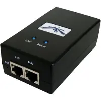 Ubiquity Networks POE-24-30W Gigabit Ethernet 24V PoE-sovitin ja injektori
