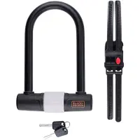 Black & Decker Black+Decker U-LOCK 140X250mm polkupyörän lukko BLACK+DECKER BLACK+DECKER