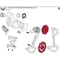 Sram Xx T-type Eagle Axs Fahrrad-schaltröllchensatz