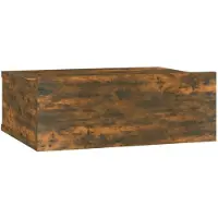 vidaXL Riippuva yöpöytä savustettu tammi 40x30x15 cm