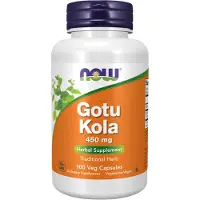 NOW,NOW Foods,NOW,NOW Foods Gotu kola, 450 mg - 100 kasviskapselia