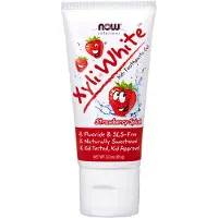 Now , XyliWhite, Lasten pastat, Gel, Strawberry Splash, 3 oz (85 g)