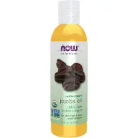 Now , Ratkaisut, Sertifioidet Maa-Organinen Jojobaöljy, 4 fl oz (118 ml)