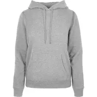 Build Your Brand Basic Hoodie Harmaa S Nainen