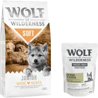 Wolf of Wilderness 12kg Junior Soft Wide Acres Chicken koiranruoka