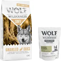 Wolf of Wilderness 12kg Soft Gnarled Oaks Free Range Chicken & Rabbit -koiranruoka