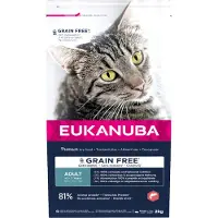 Eukanuba 3x2kg Adult Grain Free lohi kissan kuivaruoka
