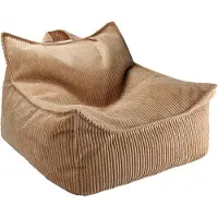 WigiWama Beanbag Chair Corduroy - Brown - 80X 70X 50CM