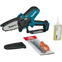 Makita UC100DZ, 10 cm, 8 m/s, Musta, Sininen, 0,055 L, Akku, 12 V