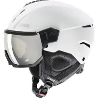 Uvex Instinct Visor, laskettelukypärä visiirillä, valkoinen