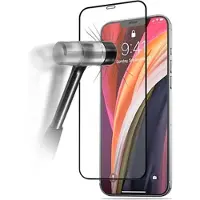 Mtp Products iPhone 12 Mini Täyden Kattavuuden Panssarilasi - 9H, 0.3mm - Musta Reuna