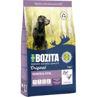 Bozita 2x3kg Original Senior & Vital kana koiran kuivaruoka