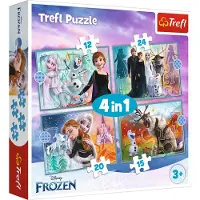 Trefl FROZEN palapelisetti 4 in 1