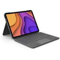 Logitech Bluetooth-näppäimistö ja tabletin tuki Logitech iPad Air 4th Gen Harmaa AZERTY