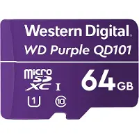 Western Digital – MicroSD Purple 64GB (WDD064G1P0C-85AEL0)
