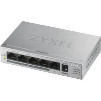 Zyxel UNNAMED – ZYXEL GS1005-HP, 5 PORT GIGABIT POE+ UNMANAGED DESKTOP SWITCH, 4 X POE, 60 WATT (5Y WARRANTY) (GS1005HP-EU0101F)