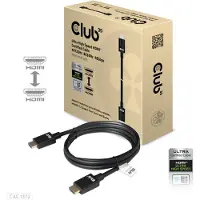 Club 3D 2.1 HDMI Ultra High Speed -näyttökaapeli, 2m, musta