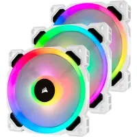 Corsair LL120 RGB Dual Light Loop White, 120mm PWM-laitetuuletinsarja, valkoinen