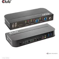 Club 3D DisplayPort/HDMI KVM Switch -kytkin