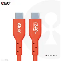Club 3D usb2 type-c bi-directional cable data 480mb pd 240w 48v/5a epr m/m 2m/6.56ft
