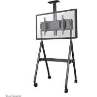 NeoMounts mobile flat screen floor stand (height: 110 - 144 cm) 1 screen black