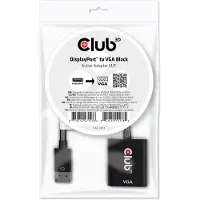 Club 3D displayport 1.1a male to vga female active adapter black