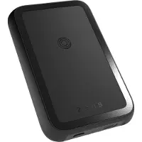 ZENS Magnetisk Qi Powerbank One Side 4000mAh, Qi-Laddningsbar Svart