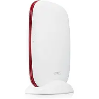 Zyxel SCR 50AXE, pilvihallittava reititin, AXE5400, WiFi 6E, valkoinen/punainen