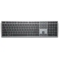 Dell KB700, Täysikokoinen (100 %), Langaton, Bluetooth, Näppäimen saksikytkin, QWERTY, Harmaa
