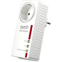 AVM Powerline-adapteri AVM - FRITZ! Powerline 1220 - 2 Gigabit LAN -porttia - Integroitu virtalähde - 1200 Mbit/s