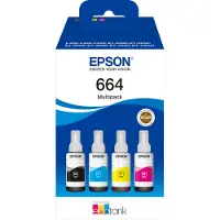 Epson 664 -mustepullopakkaus, 70 ml, monivärinen, 4 kpl
