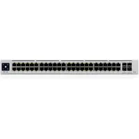 Ubiquiti USW-Pro-48-POE Networks UniFi Pro 48-Port PoE Hallittu L2/L3 Gigabit Ethernet (10/100/1000) Power over Ethernet -tuki 1U Hopea (USW-Pro-48-POE)