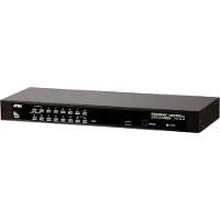 Aten – KVM switch, 1 console controls 16 computers, OSD, 19", USB (CS1316-AT-G)