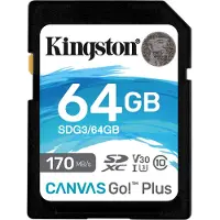 Kingston Canvas Go! Plus - SD-muistikortti, 64 GB