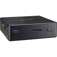 Shuttle XPC nano NC1010BA, 1,8 GHz, Intel Celeron, 4205U, 4 GB, 120 GB, Windows 10 Pro