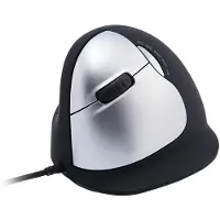R-Go Tools HE Break -ergonominen hiiri, USB, L-koko, vasemmalle kädelle